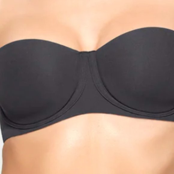 SKIMS Other - NWT - SKIMS FITS EVERYBODY STRAPLESS BRA (ONYX)